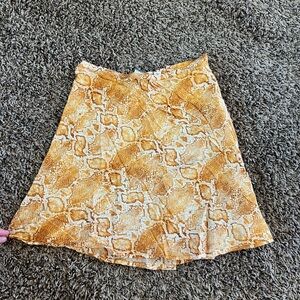 Snake Print Billabong Skirt